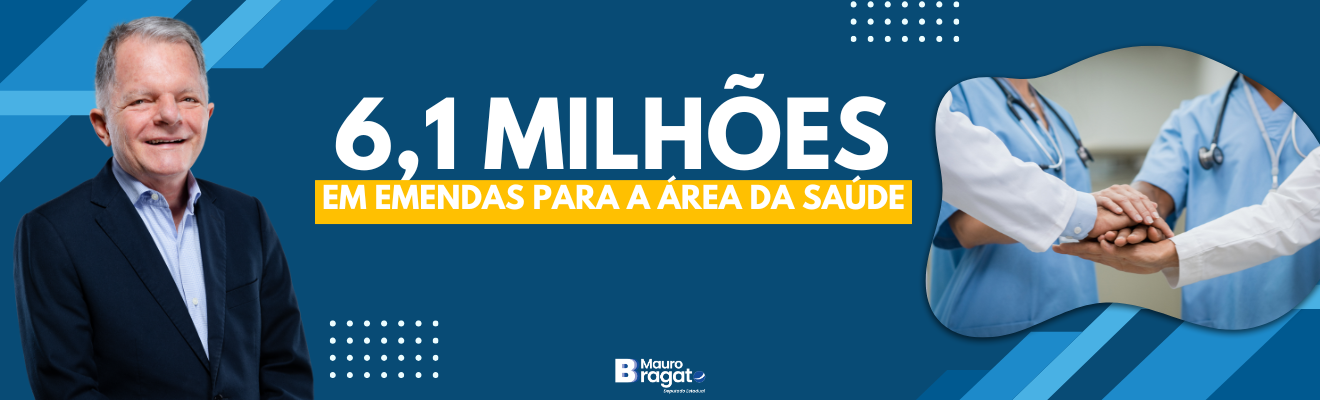 6,1 milhões em emendas para a área da saúde
